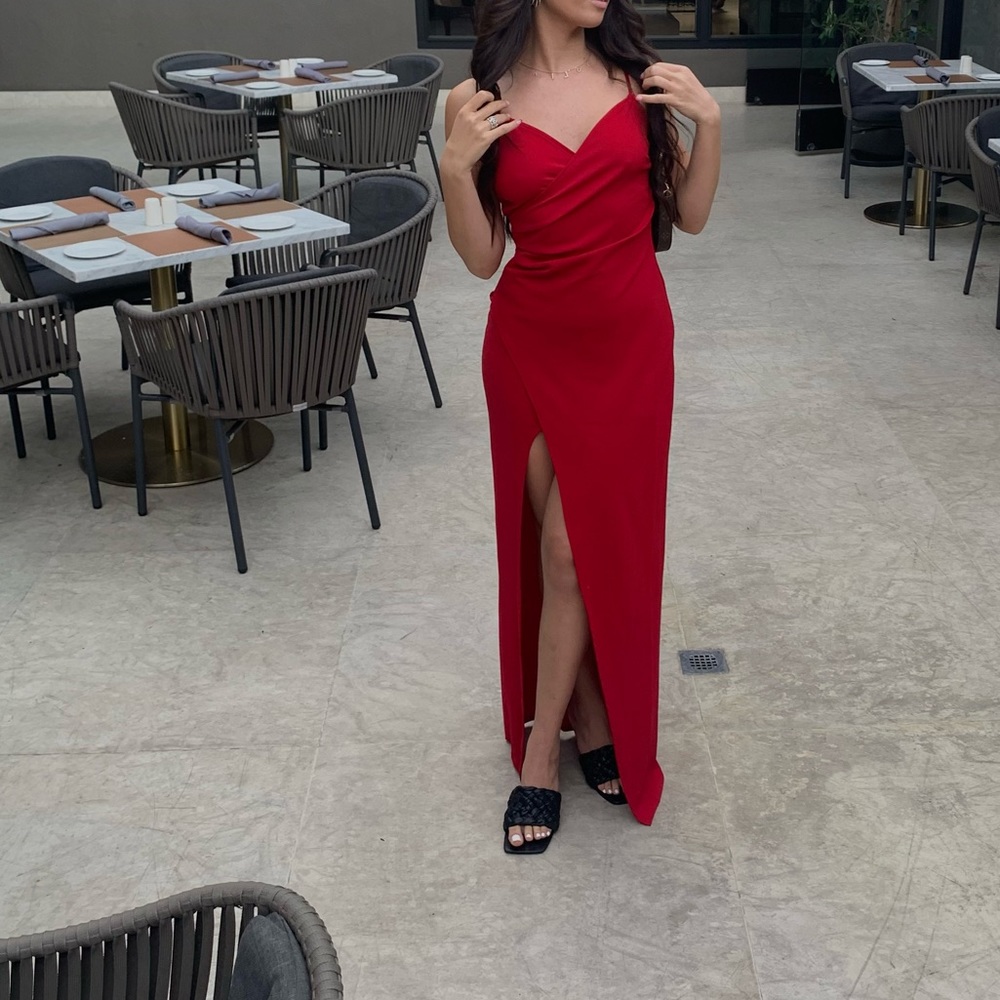 Red dress
